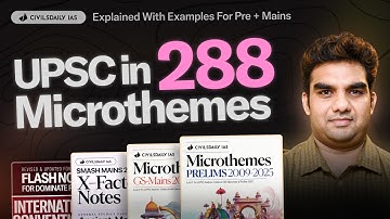 [IMP] Complete the microtheme loop for prelims & mains || UPSC 2026/27