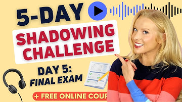 5-Day English Shadowing Challenge | Day 5: Review + Final Test