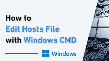 Edit Windows Hosts File with CMD (Step-by-Step)
