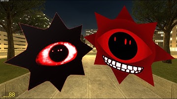 Sprunki Nightmare Phases Mr. Sun Simon Rosalia Bizcochito Family Geometry Dash Selene - Nextbot Gmod