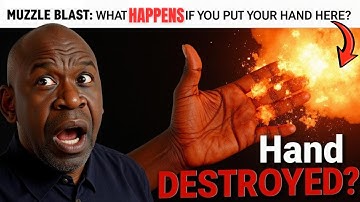 Chirurg reageert op de gevaarlijkheid van mondingsstoten - Ballistische hoge snelheid | Dr. Chris...