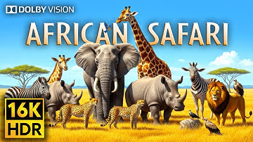 African Safari in 16K HDR - Breathtaking Animals in Dolby Vision 🦁