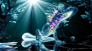 Archive of Liquid Geometry — Hypnotic Techno Fantasy Tale — Cinematic Trippy Visuals [4K]