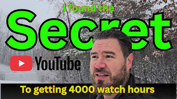 I found the secret to getting 4000 watch hours on YouTube and finally got monetized.