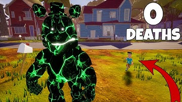 Completing Hello Neighbor with Faster Fredbear without getting Caught