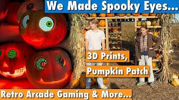 🎃 Griezelige pompoenogen 👀 DIY-project + Halloween 3D-print & Ghosts 