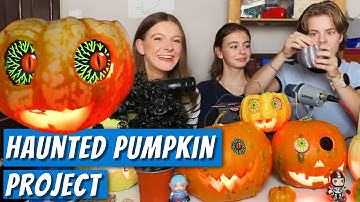 🎃 Griezelige pompoenogen 👀 DIY-project + Halloween 3D-print & Ghosts 
