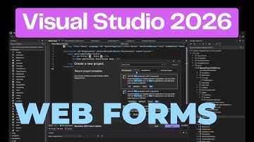 How To Use ASP.NET - Web Forms in Visual Studio 2026 | .Net Framework