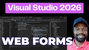 How To Use ASP.NET - Web Forms in Visual Studio 2026 | .Net Framework