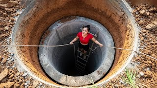 TIMELAPSE: Female CEO Builds OFF GRID Farm and Digs Deep Well for Clean Water | From Start to Finish