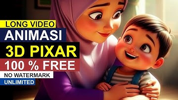 RAHASIA! Bikin Animasi 3D Pixar Style GRATIS, Karakter Konsisten! #ai #tutorial #grok