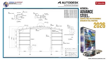 Advance Steel 2026 Tutorial | Lesson 18 | Overview Drawings.