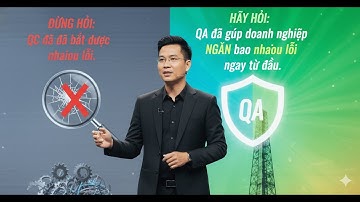 Muốn vượt Audit Mỹ – EU – Nhật? Phải hiểu ngay bài này! không phân biệt QA – QC sẽ trả giá bằng tiền