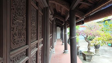 Bên trong nếp nhà cổ gỗ lim thời Nguyễn: Vẻ đẹp trầm mặc của 5 gian 4 vì 22 cột