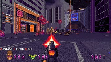 DOOM 2: Neon Overdrive megawad gameplay maps 1-3 - Exploring the Cacowards 2025 - 4