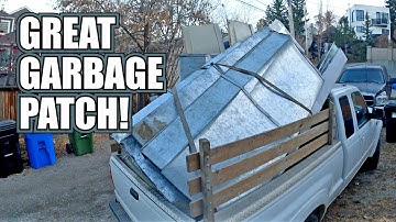 Dumpster Diving Street Scrapping - The Great Big Garbage Patch!