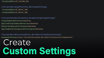 Create Custom Project/Editor Settings - UE5 C++ Tutorial