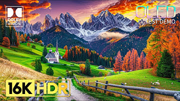 INSANE BEAUTY IN 16K HDR Dolby Vision 120FPS (8K / 4K Video TV TEST)
