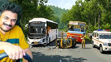 Kerala vs Karnataka KSRTC Bus Race In Dangerous Roads🔥