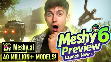 How to Use The Best #1 AI for 3D Model Creation - Meshy AI Tutorial (Must-Try!)