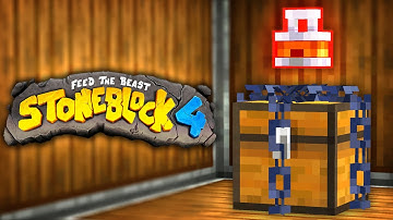Minecraft StoneBlock 4 | MACHINEST VAULT & LOCKPICKING LOOT CHESTS! #4 [Modded Questing Stoneblock]