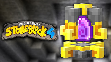 Minecraft StoneBlock 4 | MACHINEST VAULT & LOCKPICKING LOOT CHESTS! #4 [Modded Questing Stoneblock]