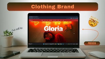 Clothing Brand Website Design 😍 | Fashion Website Using HTML CSS & JS