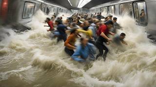 God's punishment crushes Spain! Málaga, Benicarló, Castellón goes under water!