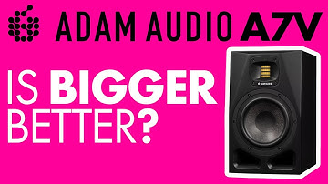Adam Audio A7V Monitors for DJs: Clear, detailed & fatigue-free!