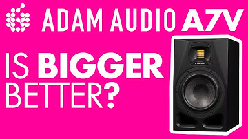 Adam Audio A7V Monitors for DJs: Clear, detailed & fatigue-free!