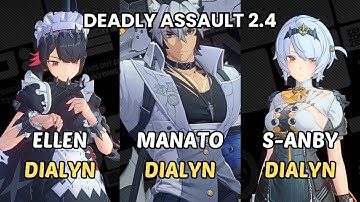 NEW Deadly Assault ZZZ | M0 Ellen Dialyn x Manato Dialyn Lucia x Anby Dialyn | Zenless Zone Zero 2.4