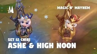 CHIBI ASHE & HIGH NOON ASHE | FINISHER, EMOTES, BOOM | TFT SET 12