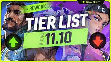 *NEW* Valorant AGENT TIER LIST for PATCH 11.10 - Is the HARBOR REWORK any good?!
