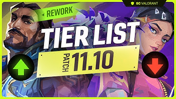 *NEW*  Is the HARBOR REWORK any good?! - Valorant AGENT TIER LIST for PATCH 11.10