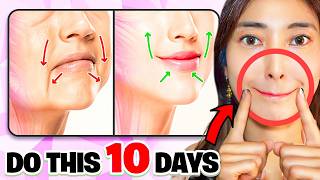 Just 1 Min! Face Exercise for Marionette Lines, Droopy Mouth Corners