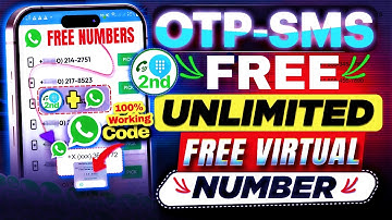 Get FREE Virtual Number For WhatsApp, Telegram & Gmail Verification | Unlimited Temp Numbers