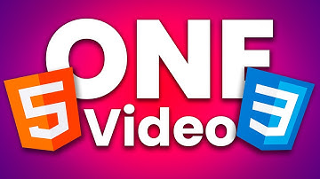 Learn HTML/CSS in Only ONE Video