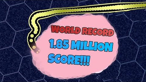 WORLD RECORD! 1.85 MILLION SCORE | Gulper.io