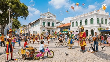 Kota Tua Jakarta🇮🇩 Wandelen door het oude hart van de hoofdstad van Indonesië (4K HDR)