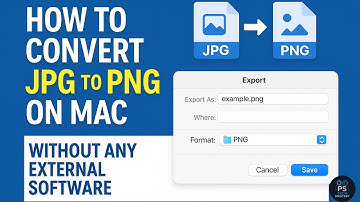 Convert JPG Image into PNG on Mac without any external Software