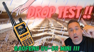 Will it survive?! Baofeng UV 5R Mini T0rture and Range Test!!