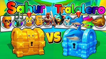 SAHUR vs TRALALERO Secret in Brainrot Evolution!