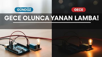 Karanlıkta Otomatik Çalışan Sistem! 🌃 Arduino + LDR + Röle Devresi