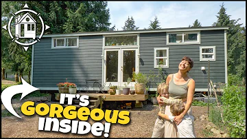 Single Mom + 2 young sons live in stunning Tiny Home & farm