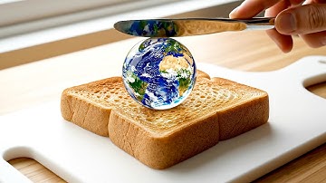 Planet Spread on Toast 🌍🍞 | AI ASMR – Oddly Satisfying & Relaxing