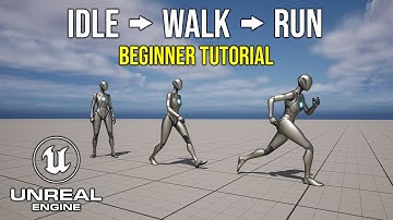 Simple Sprint System With Idle, Walk and Run Animations In Unreal Engine 5 - Beginner Tutorial
