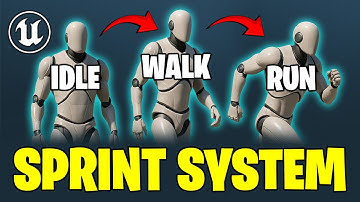 Simple Sprint System With Idle, Walk and Run Animations In Unreal Engine 5 - Beginner Tutorial