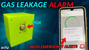 ESP32 with MQ6 Sensor for LPG Leakage detection at home project with Blynk IOT app Integration