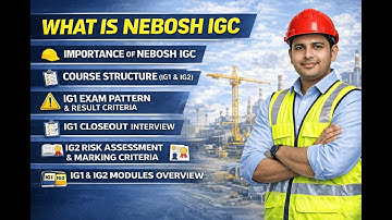 NEBOSH IGC Introduction | Course Structure, IG1 Exam, IG2 Risk Assessment Explained