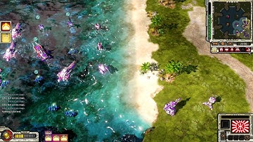 Command & Conquer™ Red Alert™ 3   Uprising 2V2 Random 40K on Crimson Tide